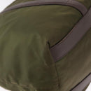 PRADA Tote Bag Nylon Khaki Gold Auth ka1455-8