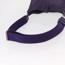 HERMES Evelyn 3 Shoulder Bag Leather Purple Silver Auth ka146-7