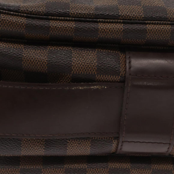 LOUIS VUITTON Damier Ebene Naviglio Shoulder Bag N45255 LV Auth ka1460