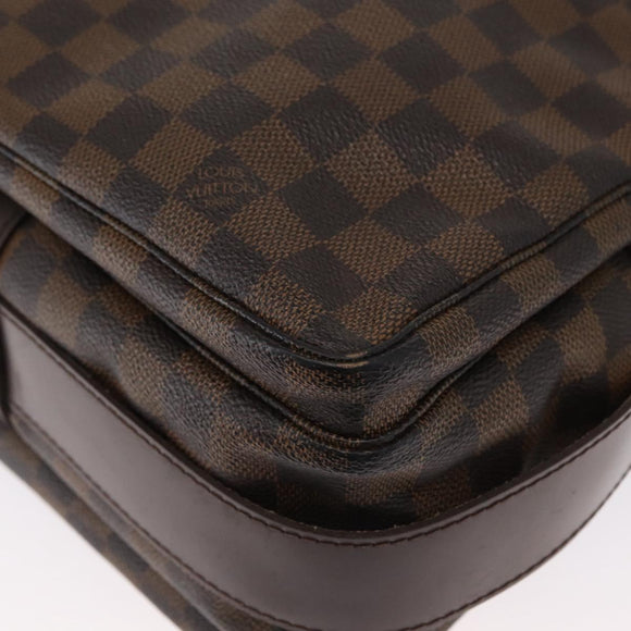 LOUIS VUITTON Damier Ebene Naviglio Shoulder Bag N45255 LV Auth ka1460