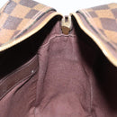LOUIS VUITTON Damier Ebene Naviglio Shoulder Bag N45255 LV Auth ka1460-21