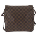 LOUIS VUITTON Damier Ebene Naviglio Shoulder Bag N45255 LV Auth ka1460-13
