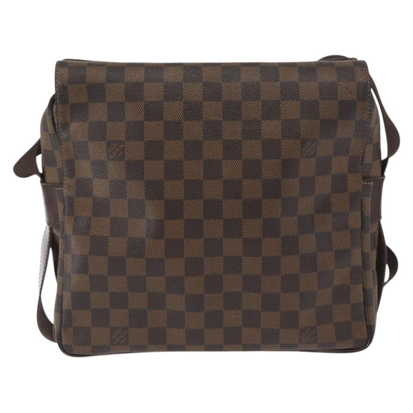 LOUIS VUITTON Damier Ebene Naviglio Shoulder Bag N45255 LV Auth ka1460