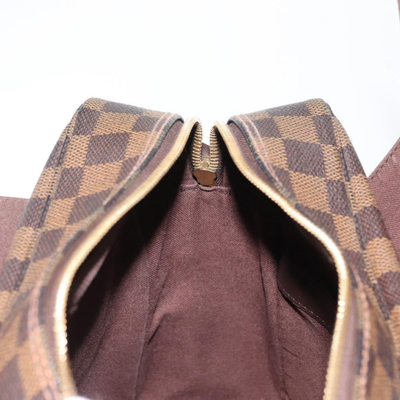 LOUIS VUITTON Damier Ebene Naviglio Shoulder Bag N45255 LV Auth ka1460