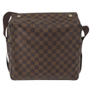 LOUIS VUITTON Damier Ebene Naviglio Shoulder Bag N45255 LV Auth ka1460-2