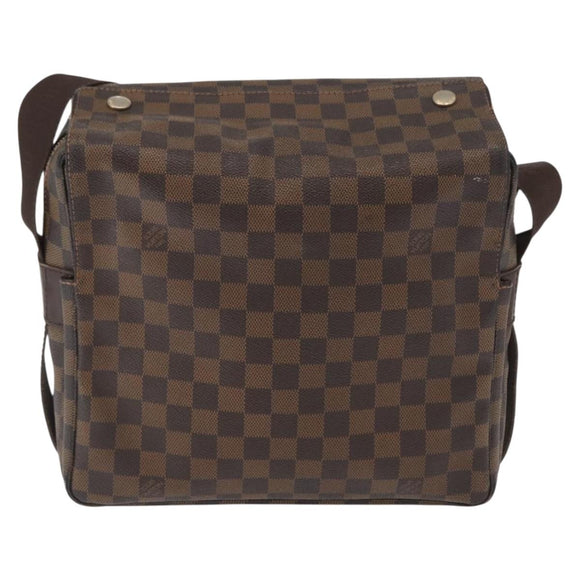 LOUIS VUITTON Damier Ebene Naviglio Shoulder Bag N45255 LV Auth ka1460