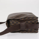 LOUIS VUITTON Damier Ebene Naviglio Shoulder Bag N45255 LV Auth ka1460-4