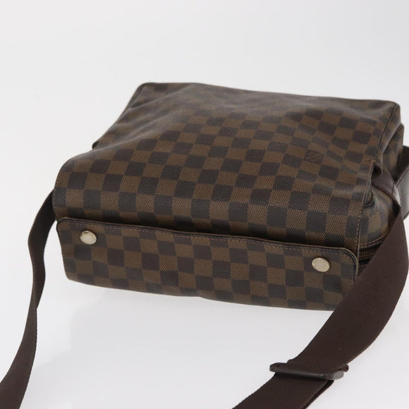 LOUIS VUITTON Damier Ebene Naviglio Shoulder Bag N45255 LV Auth ka1460