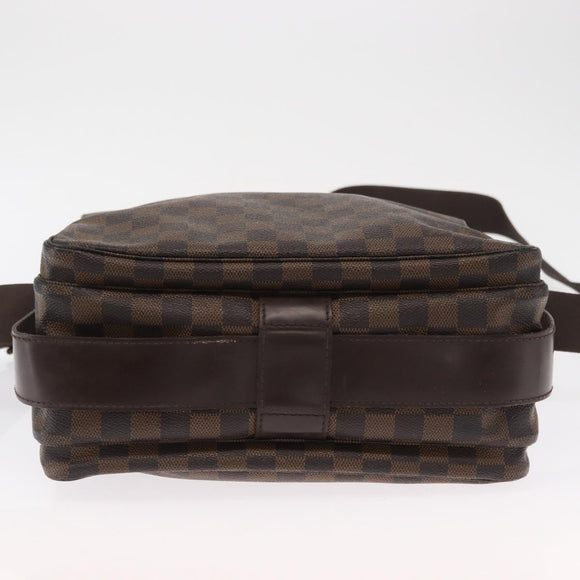 LOUIS VUITTON Damier Ebene Naviglio Shoulder Bag N45255 LV Auth ka1460