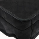 GUCCI GG Canvas Shoulder Bag Black Silver Auth ka1463-10
