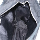 GUCCI GG Canvas Shoulder Bag Black Silver Auth ka1463-19