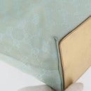 GUCCI GG Canvas Tote Bag Peppermint Gold 002 1099 Auth ka1465-10