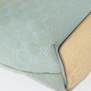 GUCCI GG Canvas Tote Bag Peppermint Gold 002 1099 Auth ka1465-12