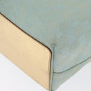 GUCCI GG Canvas Tote Bag Peppermint Gold 002 1099 Auth ka1465-13