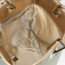 GUCCI GG Canvas Tote Bag Peppermint Gold 002 1099 Auth ka1465-17