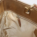GUCCI GG Canvas Tote Bag Peppermint Gold 002 1099 Auth ka1465-20