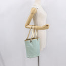GUCCI GG Canvas Tote Bag Peppermint Gold 002 1099 Auth ka1465-23