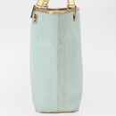 GUCCI GG Canvas Tote Bag Peppermint Gold 002 1099 Auth ka1465-5