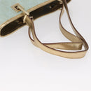 GUCCI GG Canvas Tote Bag Peppermint Gold 002 1099 Auth ka1465-7