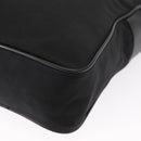 PRADA Shoulder Bag Nylon Black Silver Auth ka1477-14