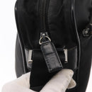 PRADA Shoulder Bag Nylon Black Silver Auth ka1477-10