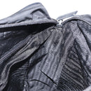 PRADA Shoulder Bag Nylon Black Silver Auth ka1477-19