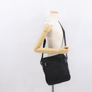 PRADA Shoulder Bag Nylon Black Silver Auth ka1477-23