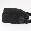 PRADA Shoulder Bag Nylon Black Silver Auth ka1477-3