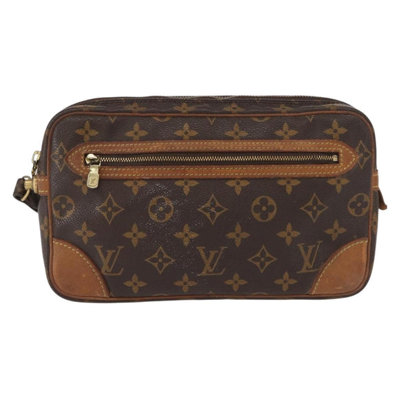 LOUIS VUITTON Monogram Marly Dragonne GM Clutch Bag M51825 LV Auth ka1478