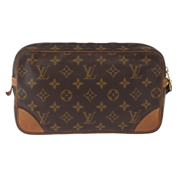 LOUIS VUITTON Monogram Marly Dragonne GM Clutch Bag M51825 LV Auth ka1478