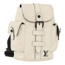 LOUIS VUITTON Christopher XS Bag Taurillon Leather White M58493 Auth ka147M-1