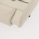 LOUIS VUITTON Christopher XS Bag Taurillon Leather White M58493 Auth ka147M-15