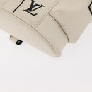 LOUIS VUITTON Christopher XS Bag Taurillon Leather White M58493 Auth ka147M-16