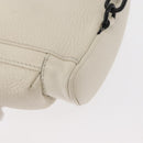 LOUIS VUITTON Christopher XS Bag Taurillon Leather White M58493 Auth ka147M-17