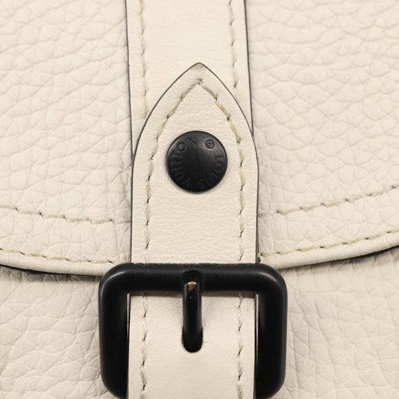 LOUIS VUITTON Christopher XS Bag Taurillon Leather White M58493 Auth ka147M