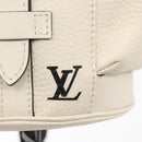 LOUIS VUITTON Christopher XS Bag Taurillon Leather White M58493 Auth ka147M-20