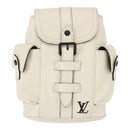LOUIS VUITTON Christopher XS Bag Taurillon Leather White M58493 Auth ka147M-13