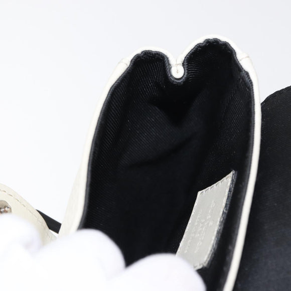 LOUIS VUITTON Christopher XS Bag Taurillon Leather White M58493 Auth ka147M