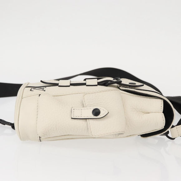 LOUIS VUITTON Christopher XS Bag Taurillon Leather White M58493 Auth ka147M