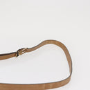 Christian Dior Shoulder Bag Leather Khaki Gold Auth ka1481-8