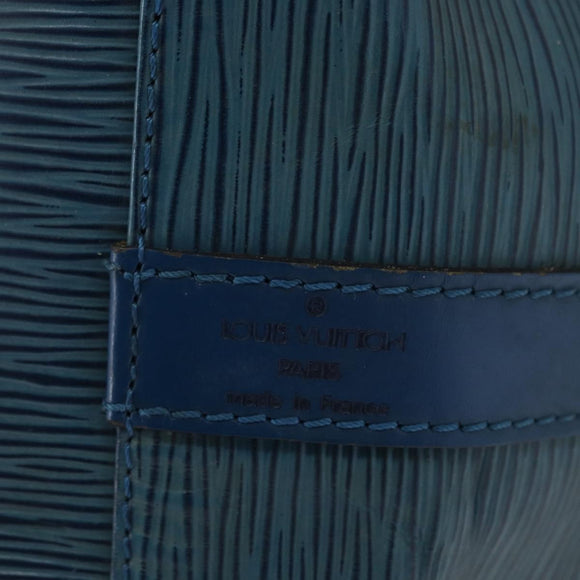 LOUIS VUITTON Epi Petit Noe Shoulder Bag Blue M44105 LV Auth ka1485