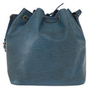 LOUIS VUITTON Epi Petit Noe Shoulder Bag Blue M44105 LV Auth ka1485-2