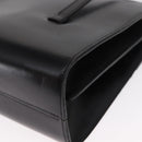 Christian Dior Handtas Leer Zwart Goud Auth ka1492-17