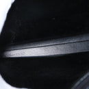 Christian Dior Handtas Leer Zwart Goud Auth ka1492-10