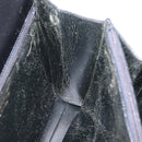 Christian Dior Handtas Leer Zwart Goud Auth ka1492-22