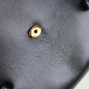 Christian Dior Handtas Leer Zwart Goud Auth ka1492-20