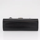 Christian Dior Handtas Leer Zwart Goud Auth ka1492-5