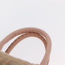 FENDI Zucca Canvas Hand Bag Beige Silver Auth ka1494-14