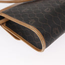 Christian Dior Honeycomb Canvas Shoulder Bag Black Gold Auth ka1495-15