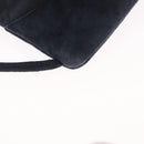 CHANEL Matelasse Backpack Satin Navy CC Auth ka1497-17